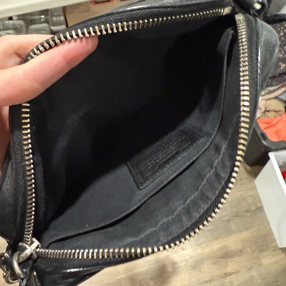 Coach Black Leather Crossbody Bag - Picture 2 of 2